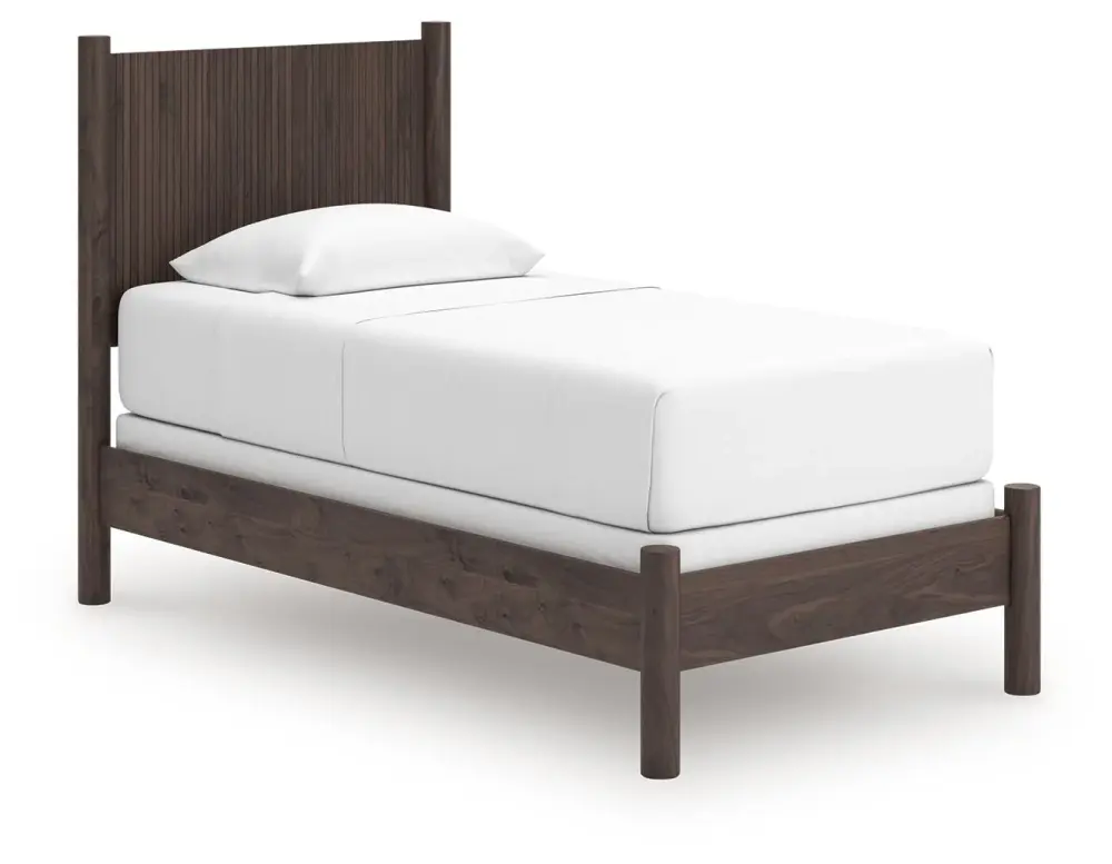 Pamytta - Panel Bed Sturdy Pine Wood
