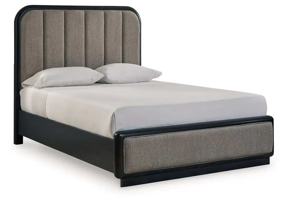 Solid Wood Rowanbeck - Upholstered Panel Bed