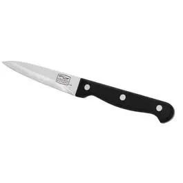 Essentials Parer Knife, Stainless Steel & Black, 3.5-. Precision Cutting Chicago Cutlery