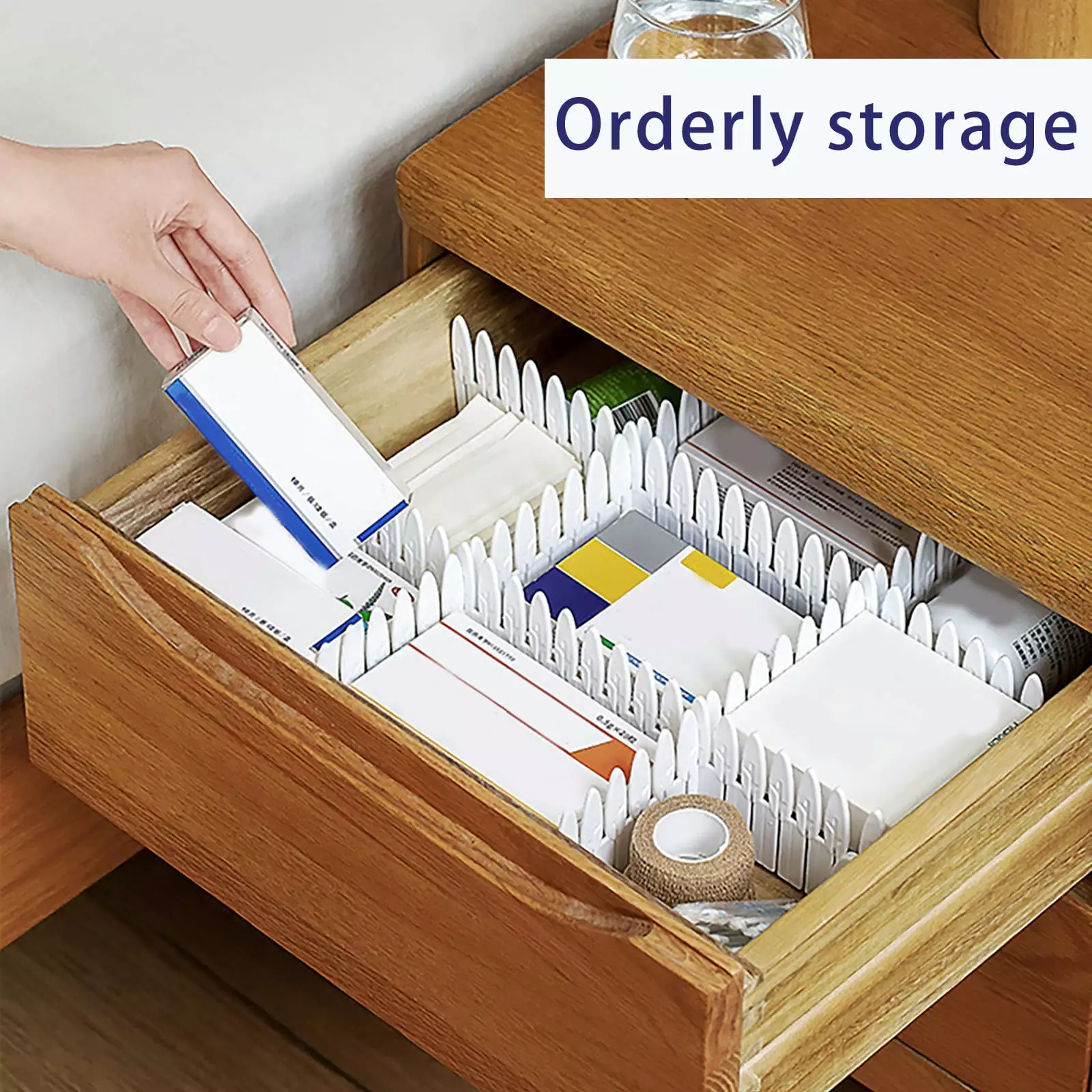 Qiopertar up to 60% off Gifts Drawer Storage Partition Plastic Partition Free Combination Lattice Artifact