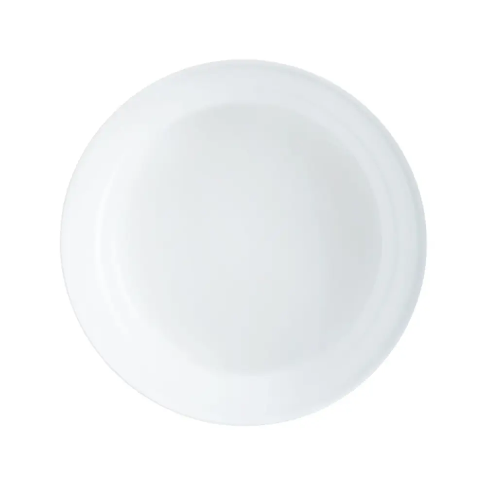 Luminarc Diwali Deep Plate – Round, Pearl, 21 cm, Elegant and Durable Design
