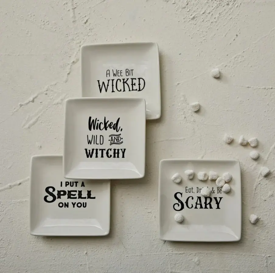 Square Stoneware Plate Birthday Parties