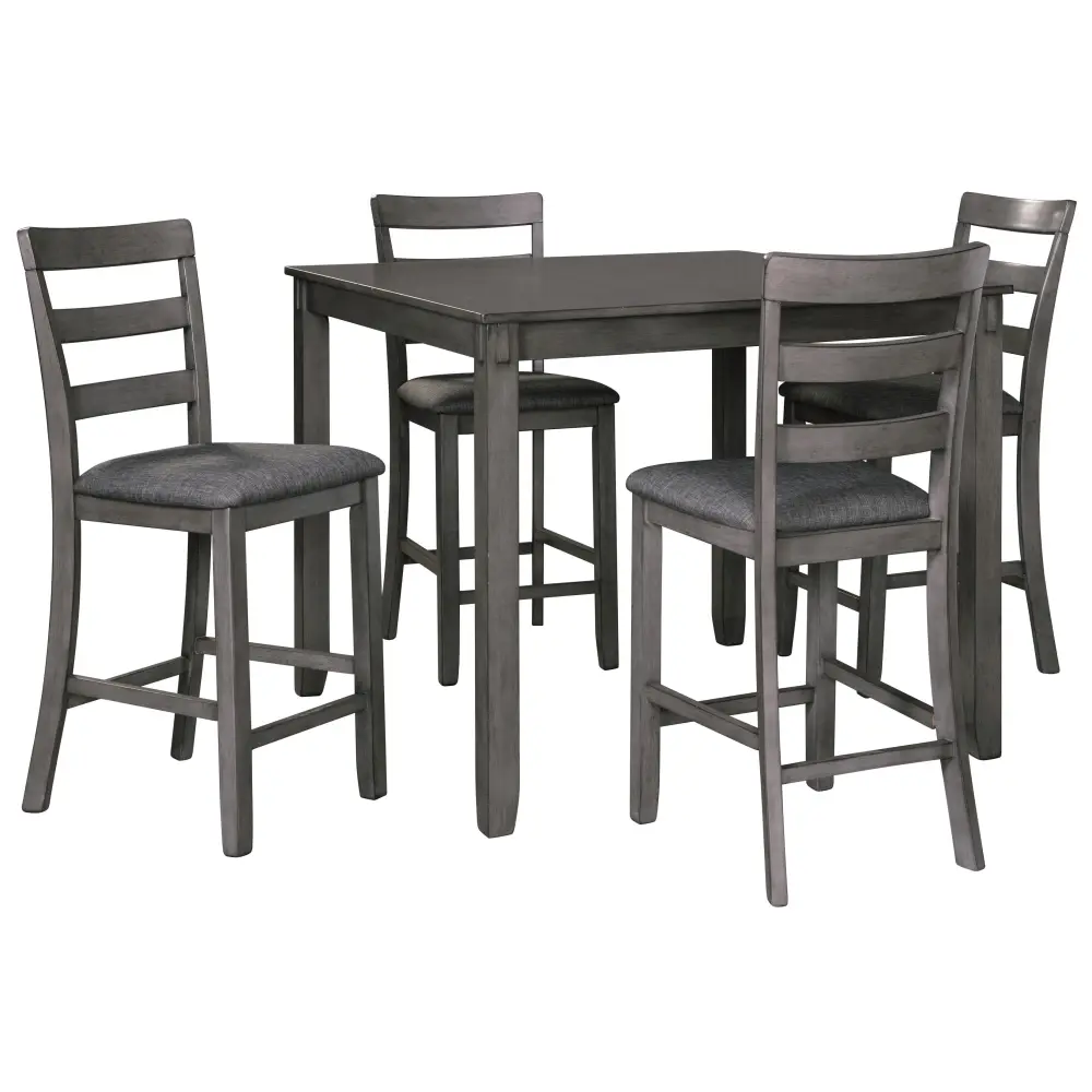 Diamond Modern Furniture Exclusive Design Bridson 5 pc Counter Height Dinette D383-223