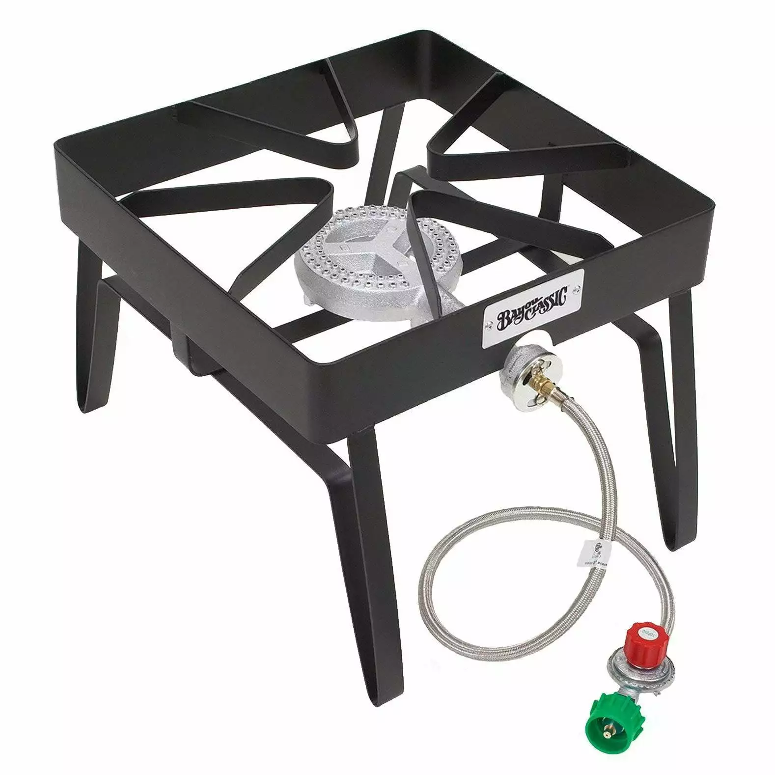 Bayou Classic SQ14 16 Inch Square Outdoor Patio Propane Single Burner Stove
