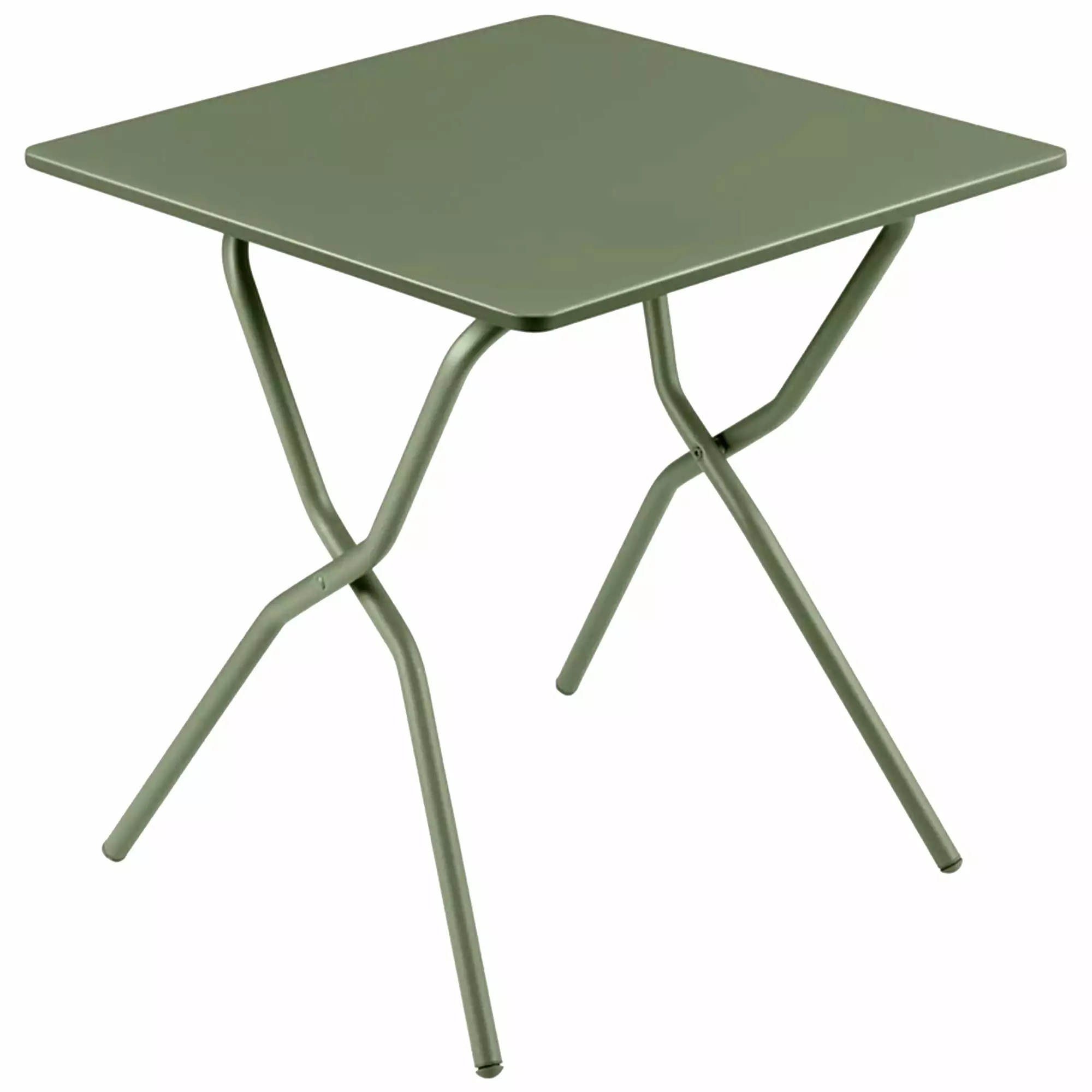 Lafuma Balcony II Colorblock Steel Square Folding Outdoor Patio Table Moss