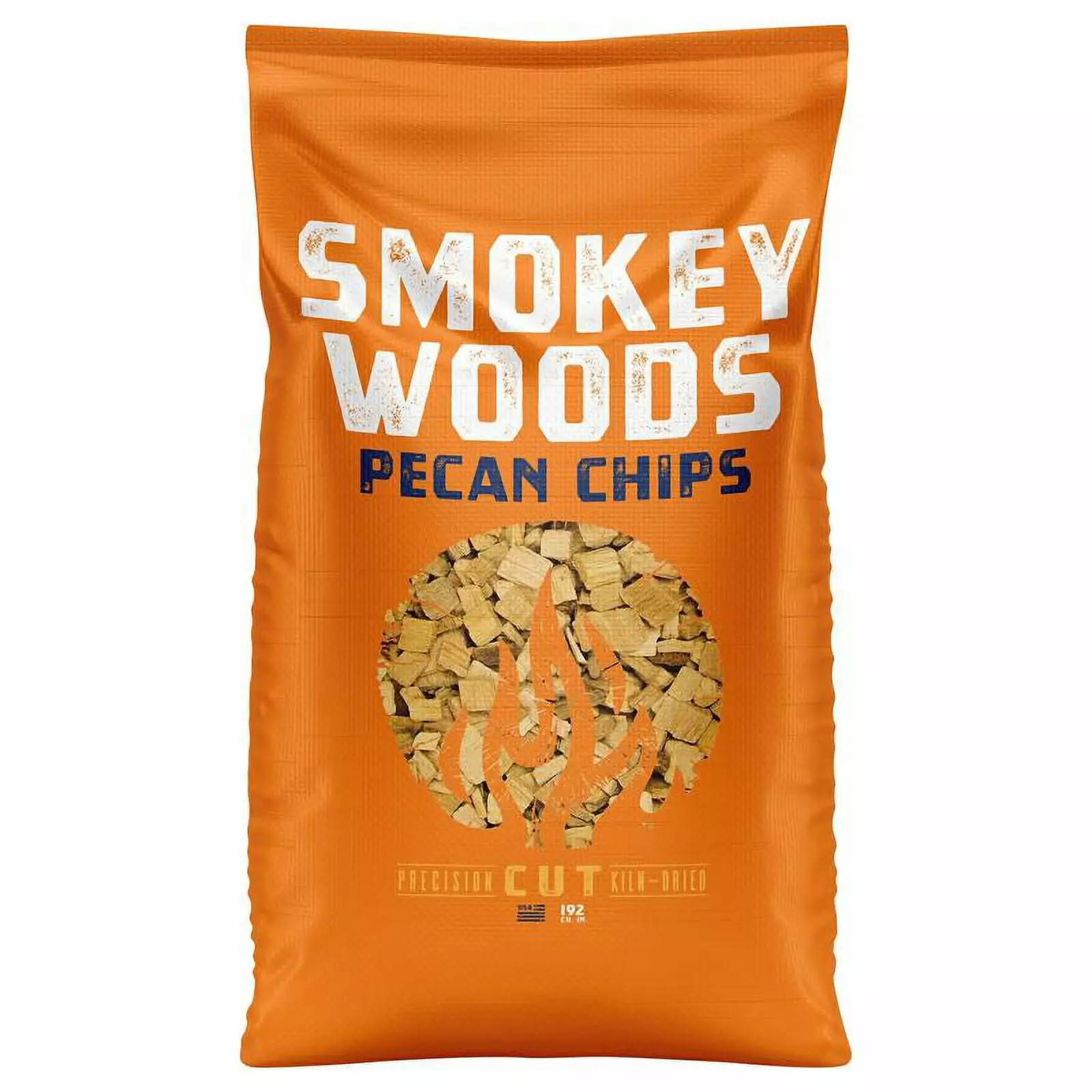 Smokey Woods All Natural Pecan Wood Smoking Chips 192 Cu Smokers and Grills