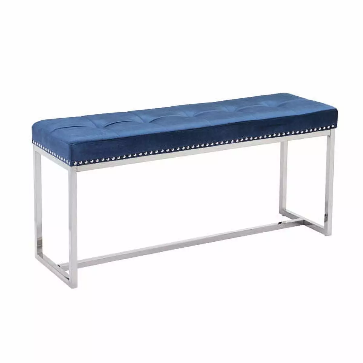 4 X 4 Blue White and Gold Mosaic Removable Peel and Stick Tiles Benches HomeRoots