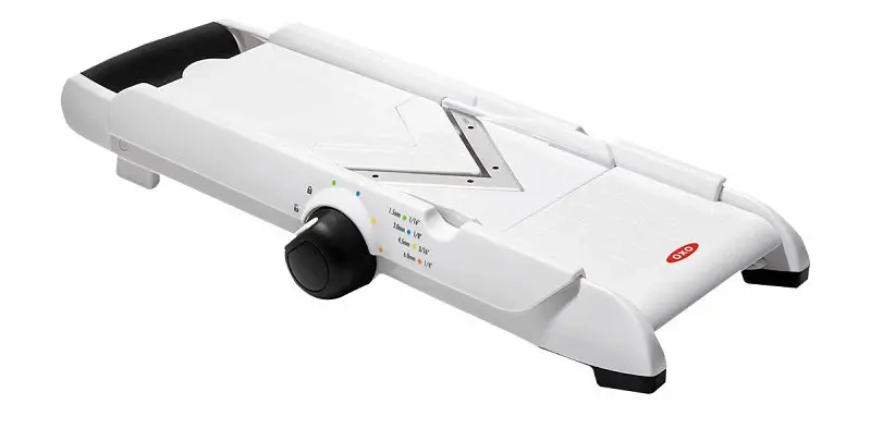 Good Grips 1155700V2 Series Mandoline Slicer, 2-1/4 Folded, 5-1/2 Standing L, Stainless Chromed Blade