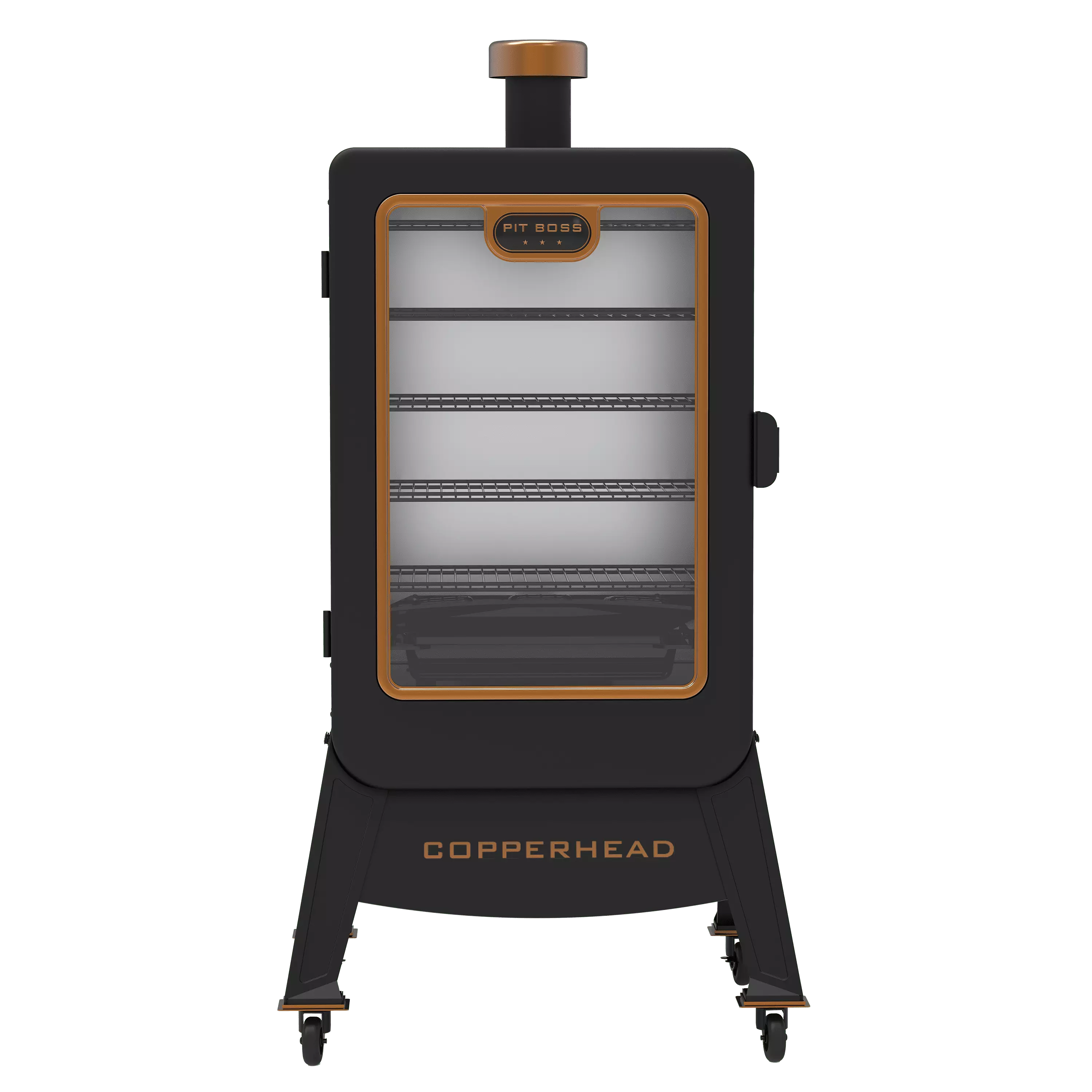 Pit Boss Copperhead 1300 Sq Vertical Wood Pellet Smoker Onyx Edition