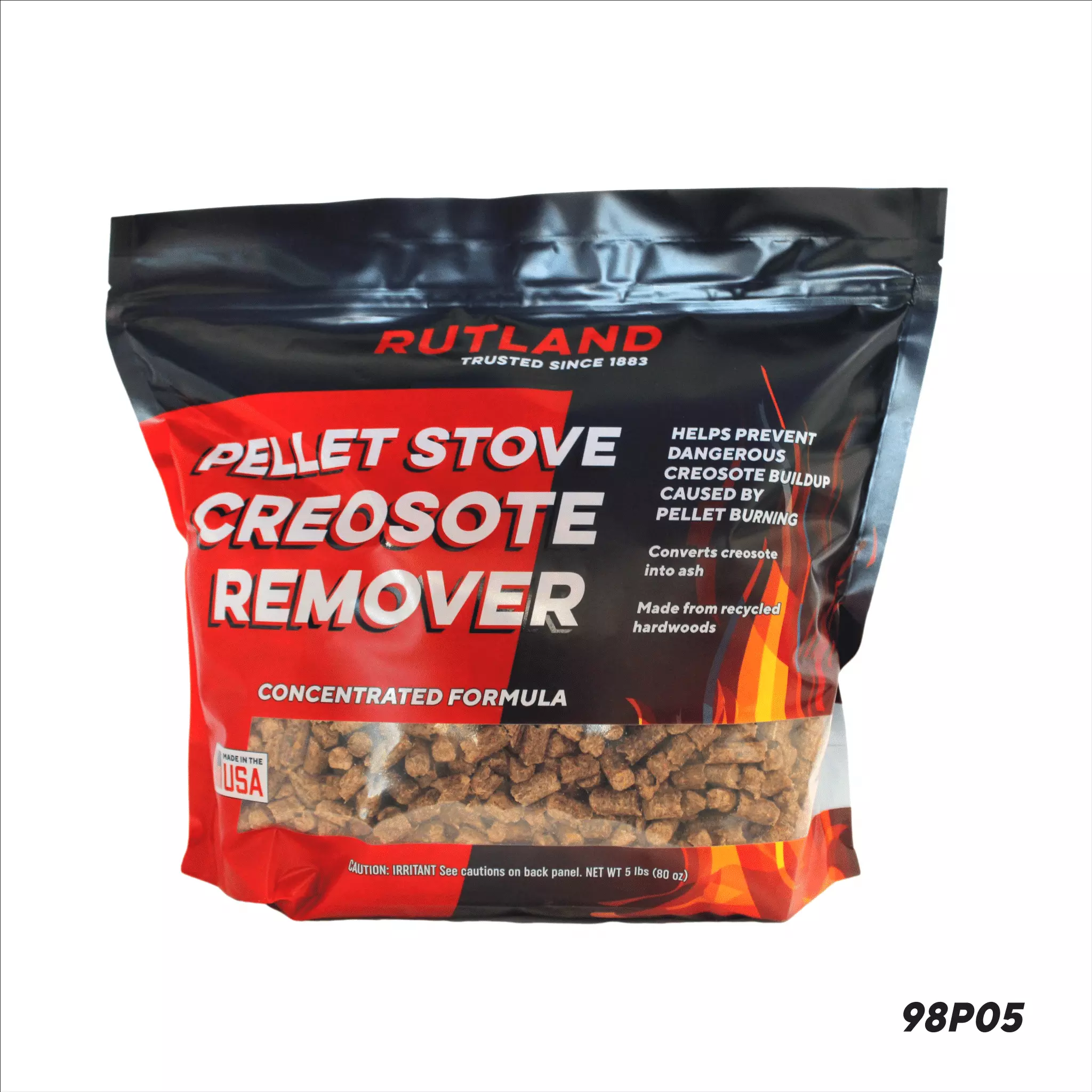 Rutland Pellet Stove Creosote Remover 5lbs Clean and Protect Solution