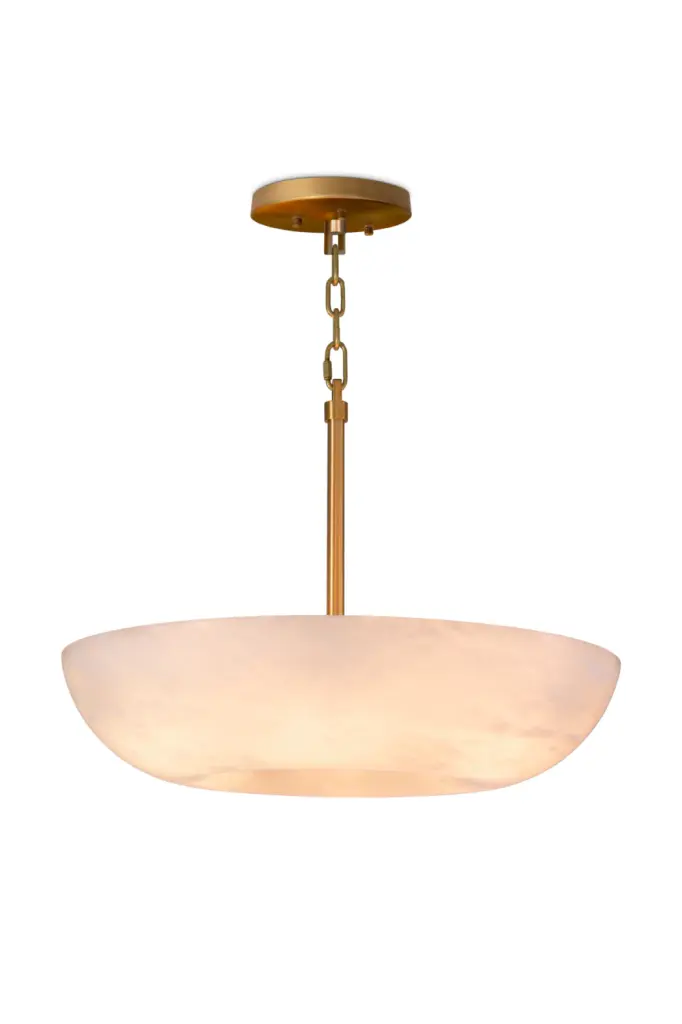 Eichholtz Ariano Round Alabaster Pendant Lamp Modern Lighting