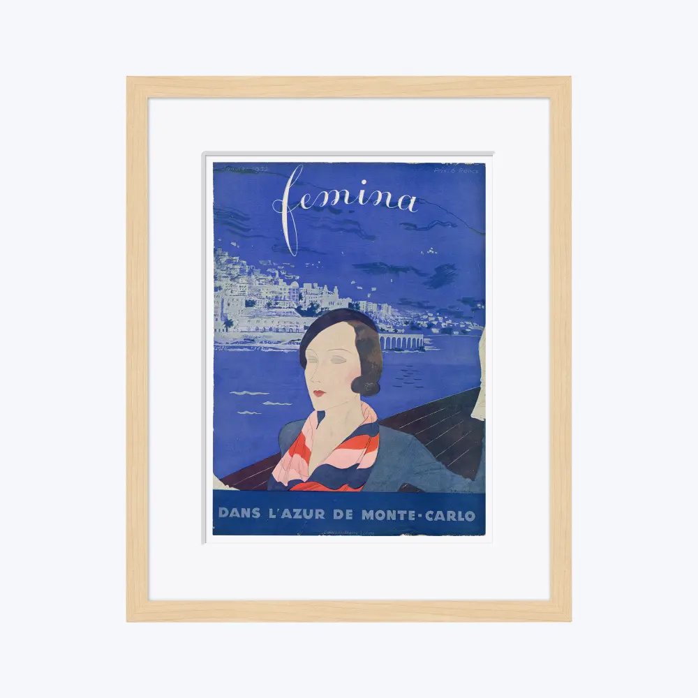 Original Vintage Femina Magazine Cover, January 1932