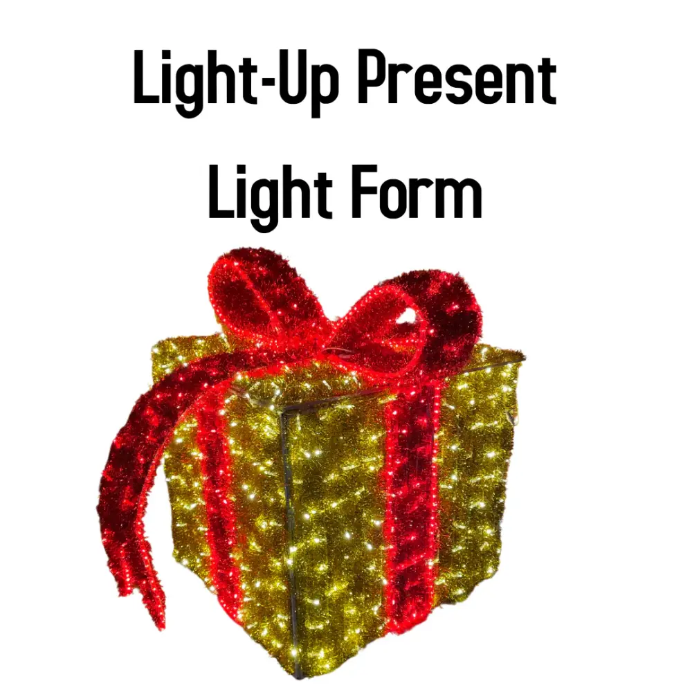 Gift Box Wire Frame Art All Sales Final