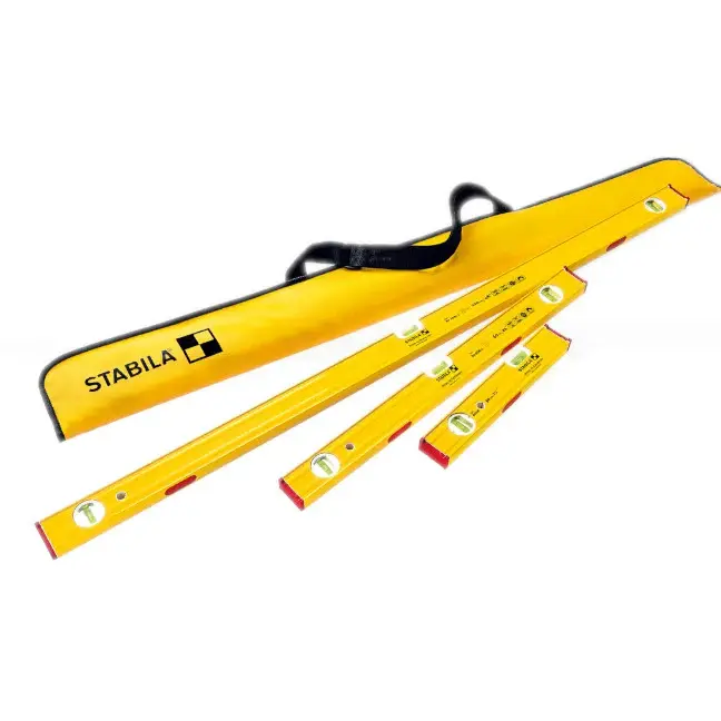 Stabila 29940 Magnetic Pro Place Model 80ASM 48", 24" & 12" Spirit Level Set