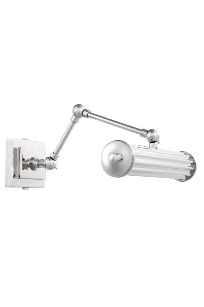Silver Picture Wall Lamp Small Eichholtz Luca Compact Art Illumination