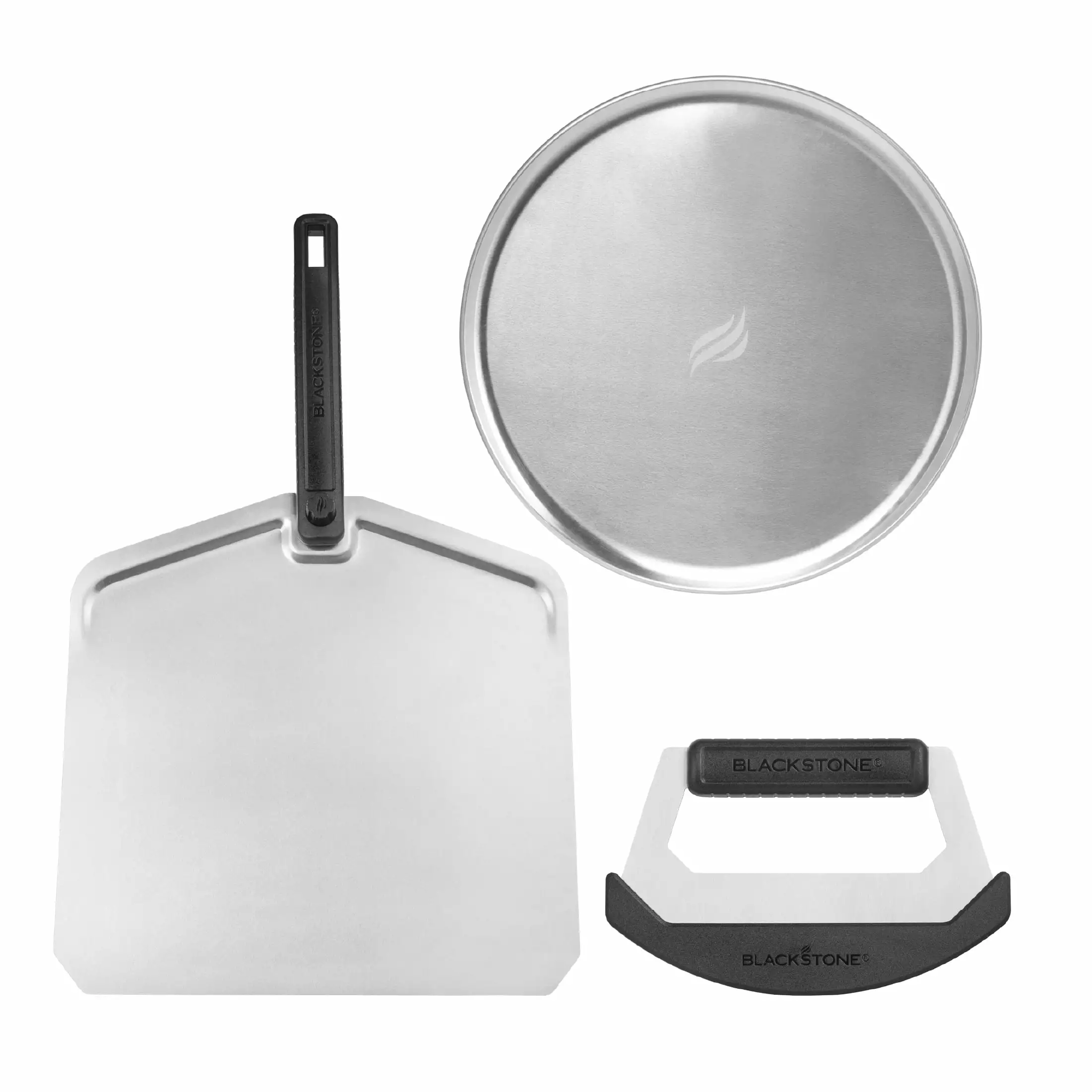 Blackstone Pizza Kit Aluminum Pizza Tray Peel and Cutter 3-Piece Set