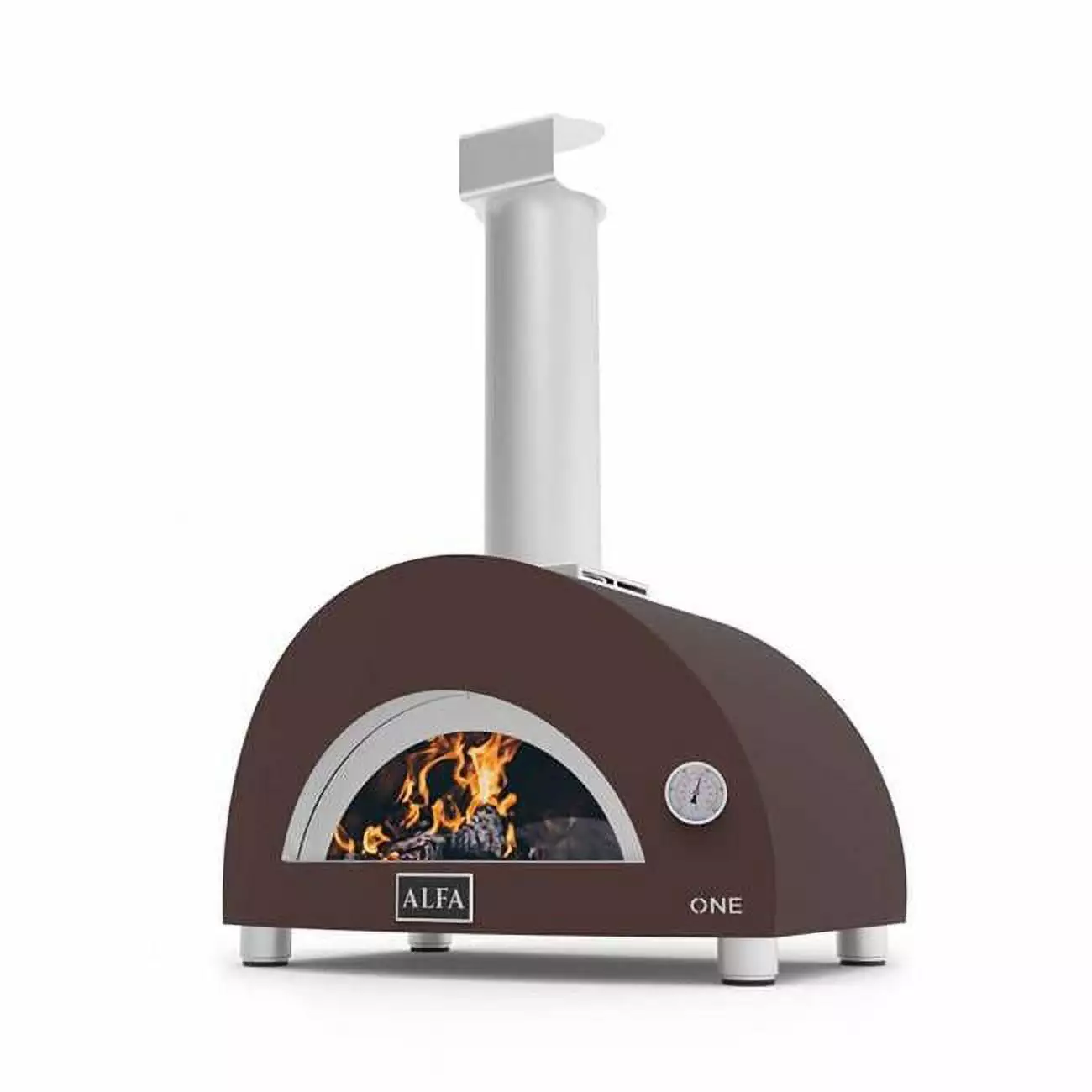 Alfa Nano 29 Inch Wood Outdoor Pizza Oven Copper Home Use