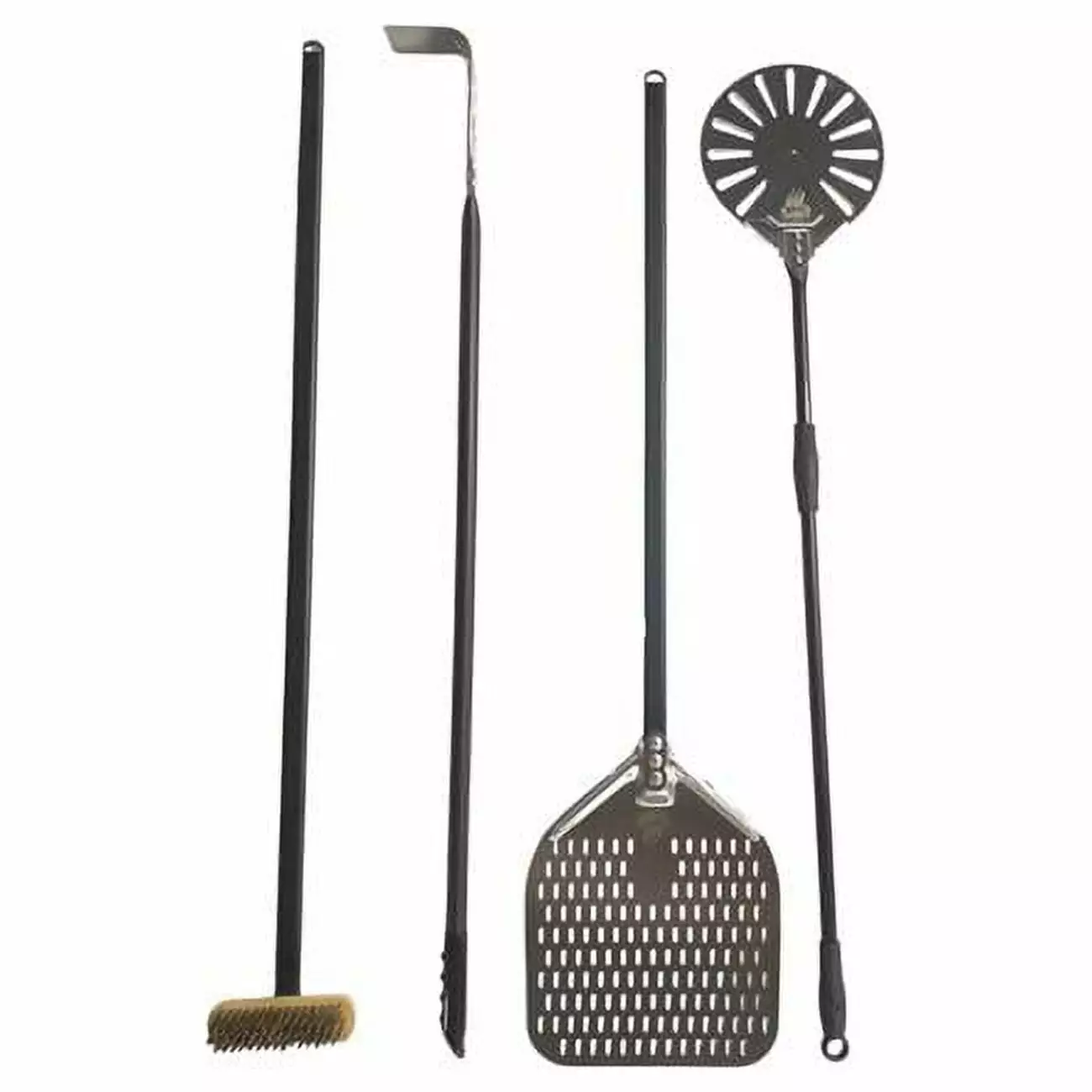 WPPO Mini Wood Fired Pizza Oven Utensil Kit 4 Piece Set Outdoor Cooking