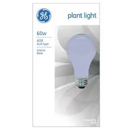 60-Watt Incandescent Plant Light Bulb Indoor Gardening GE