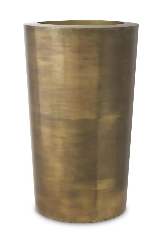 Vintage Brass Planter Eichholtz Maddox Elegant Indoor Outdoor Decor