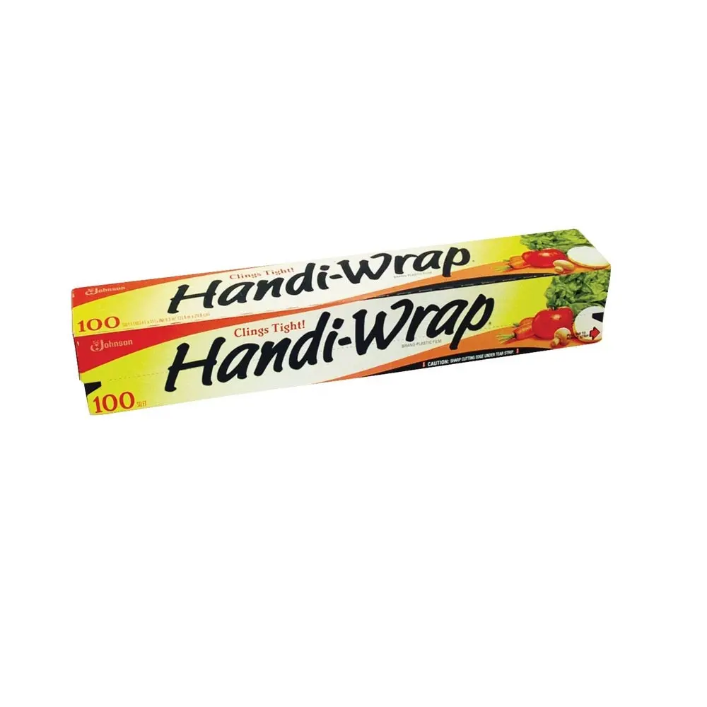 SC Johnson Wax Ziploc Saran Wrap 100-Foot Roll Food Storage S C Johnson