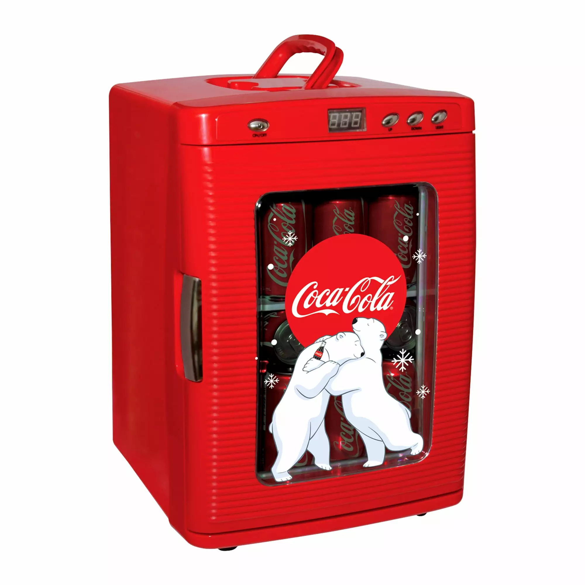 Coca-Cola 28 Can Portable AC/DC 25 L Thermoelectric Cooler Red