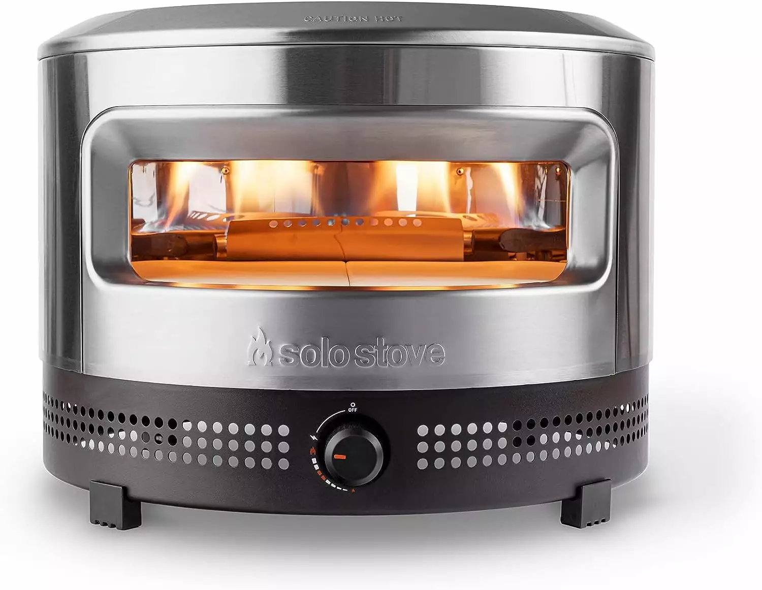 Solo Stove Pi Prime Gas Pizza Oven Outdoor Travel-friendly Stainless Steel Powerful Demi-Dome Heating Cordierite Pizza Sto...