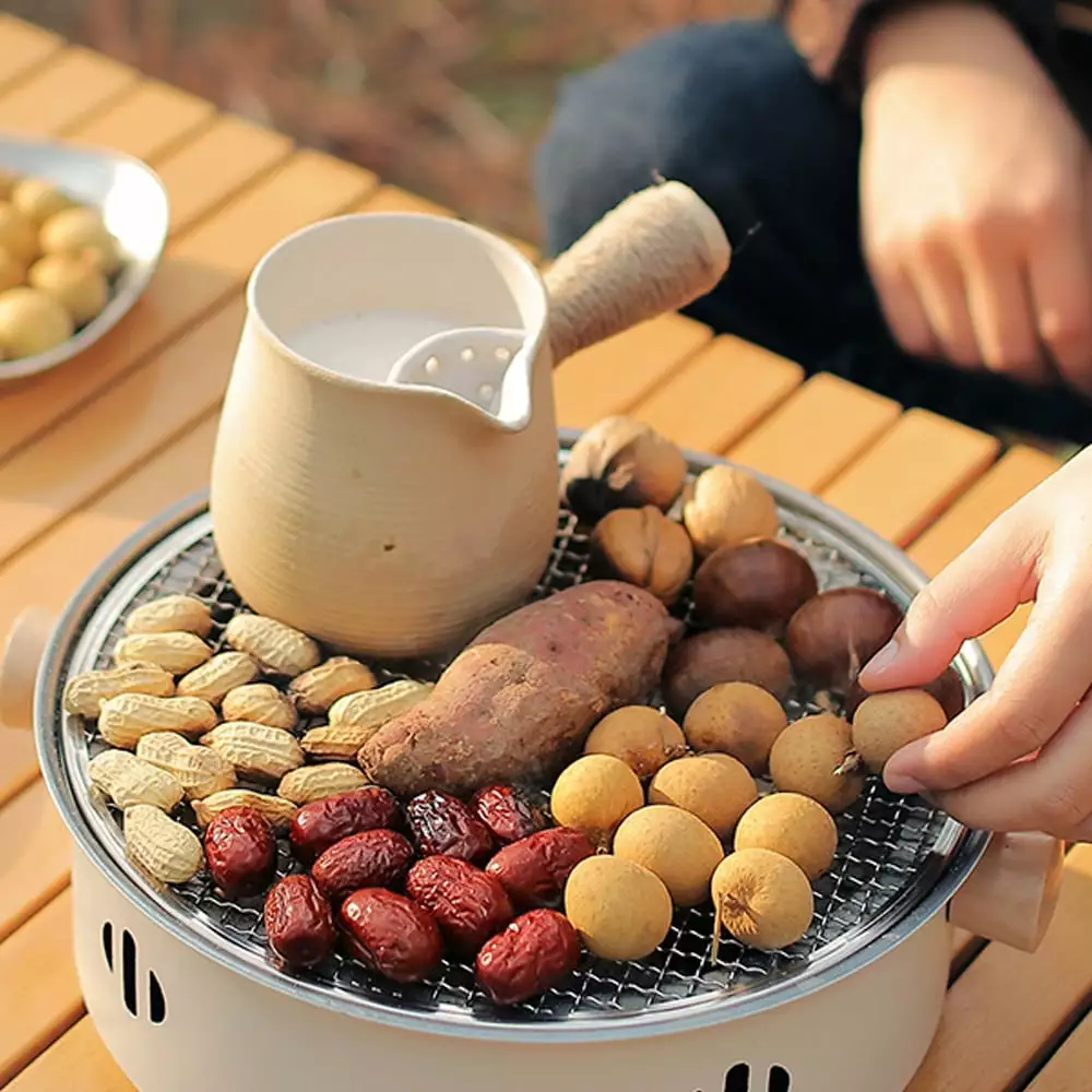 Nebublu BBQ Grill Split Picnic Steel Split Stainless Steel Split Bbq Stainless Steel Portable Bbq Stainless Barbecue Stove...