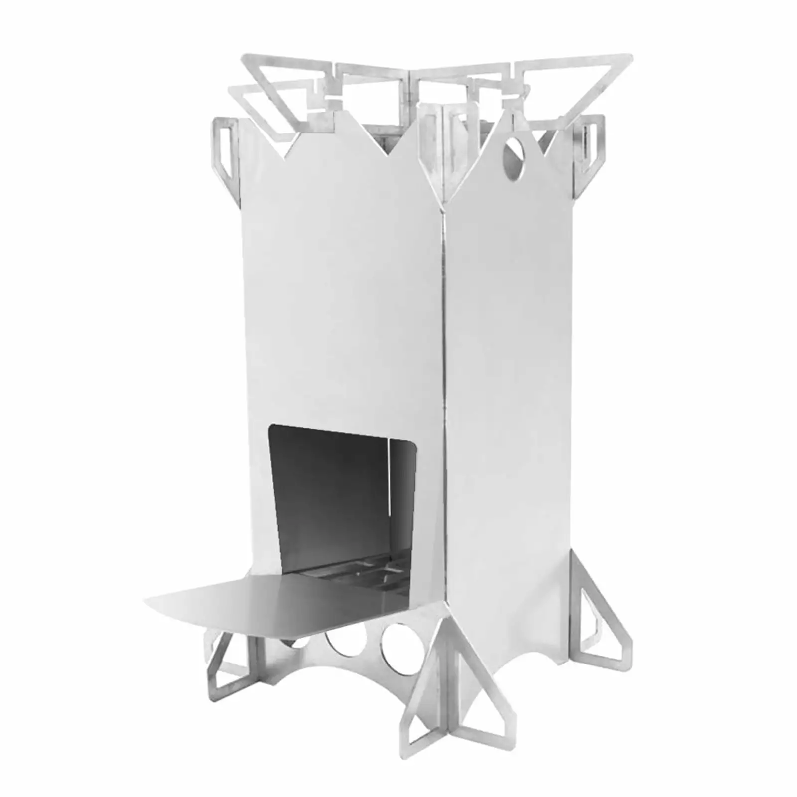 Folding Travel-friendly Stainless Steel Charcoal BBQ Grill Outdoor Cooking Camping Picnics MELDVDIB