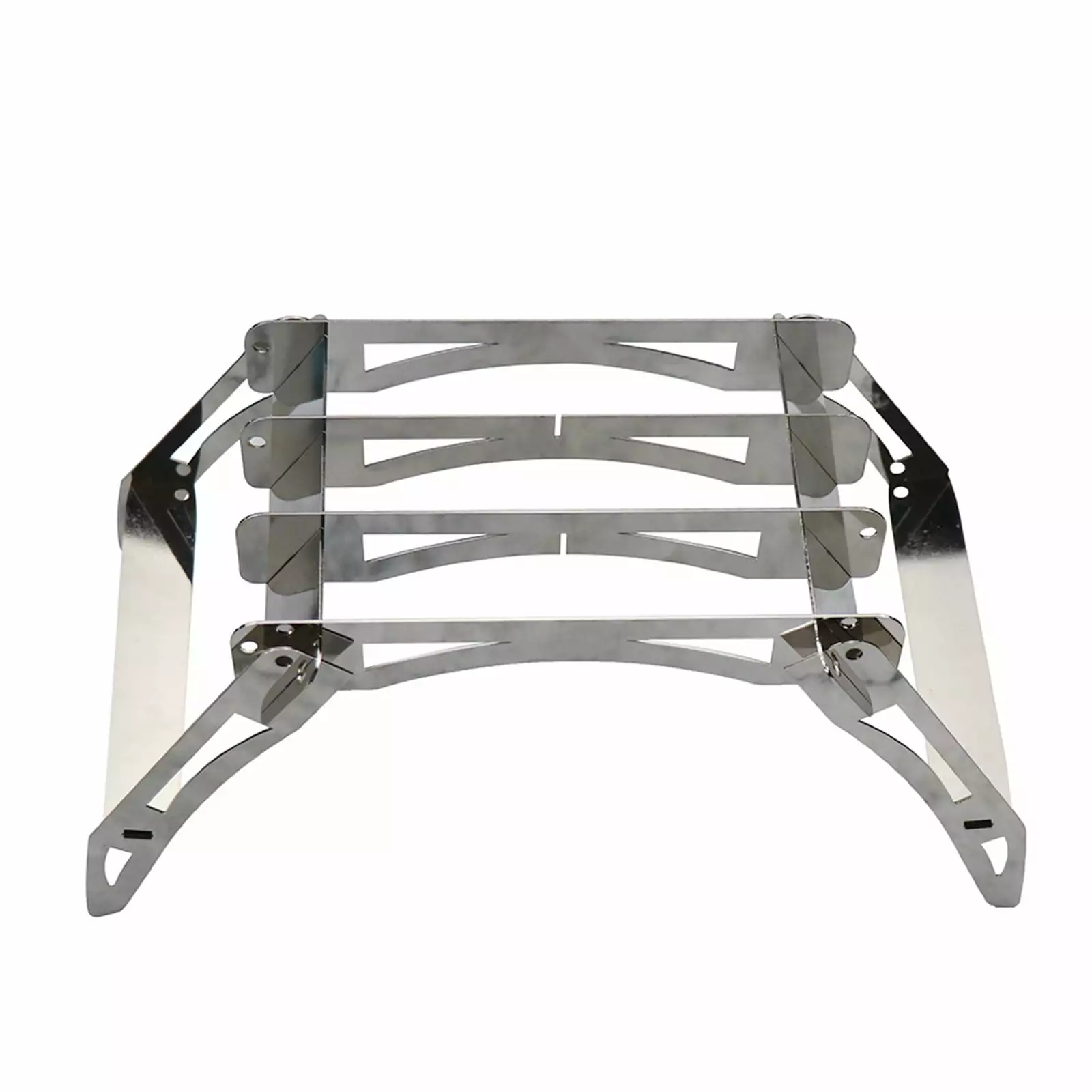 Folding Travel-friendly Stainless Steel Charcoal BBQ Grill Outdoor Cooking MELDVDIB