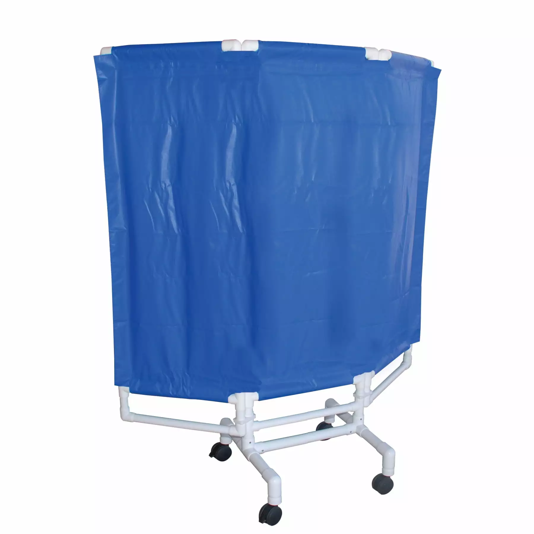 MJM International Travel-Friendly Privacy Screen - 3-Panel Twin Casters 21x51 Inches
