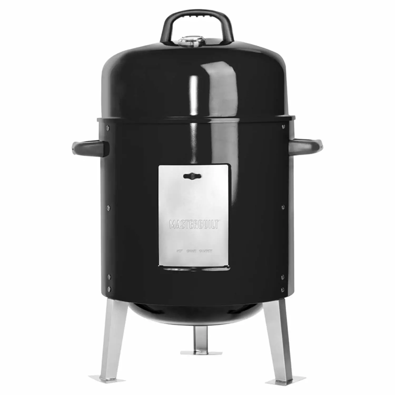 Masterbuilt 20060116 Bullet Travel-friendly Charcoal Smoker Black 395 sq. .