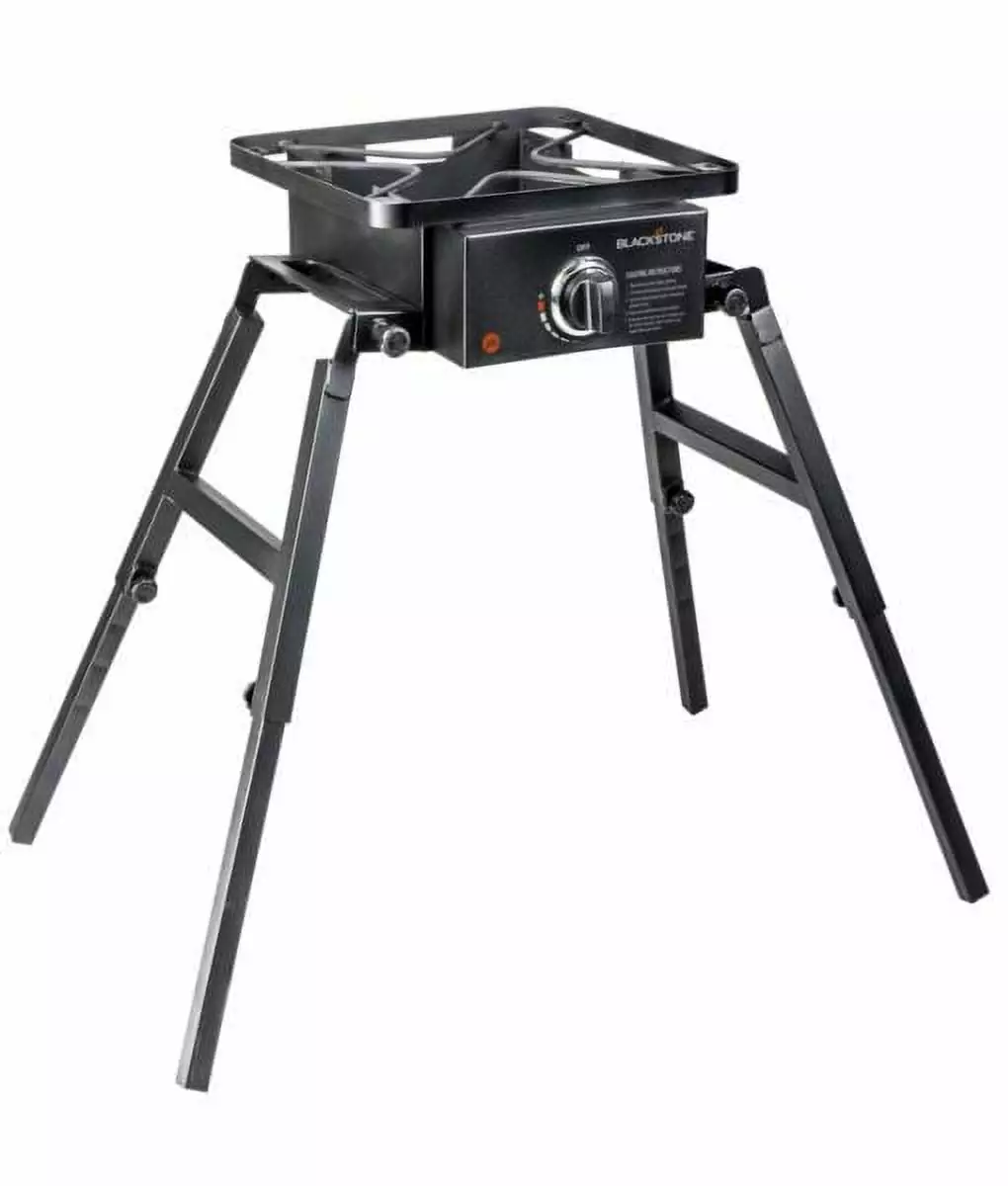 Blackstone Single Burner Portable Rec Stove Adjustable Legs Outdoor Cooking