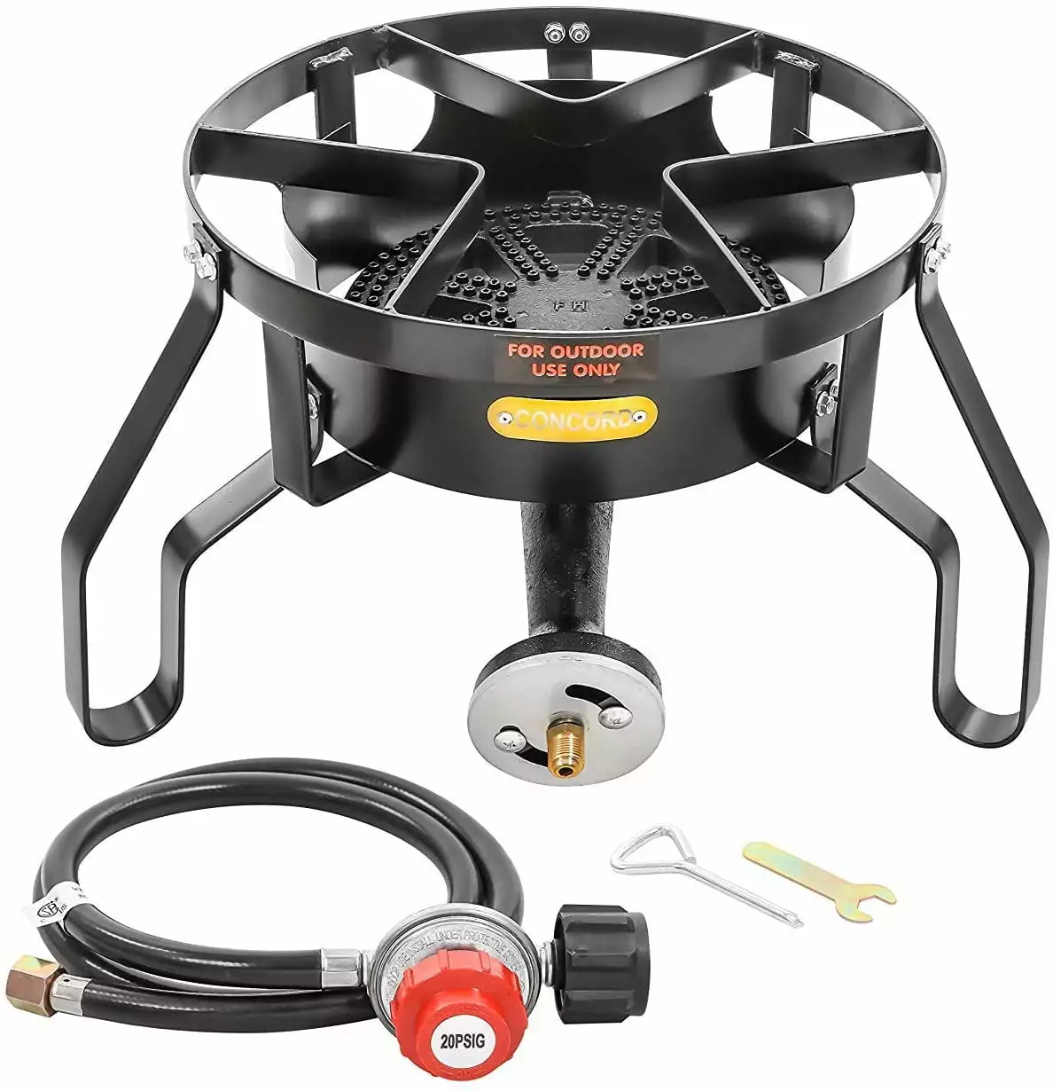 Concord Banjo 1 Burner Portable Gas Stove 200000BTU High Power Propane Burner Outdoor Cooking