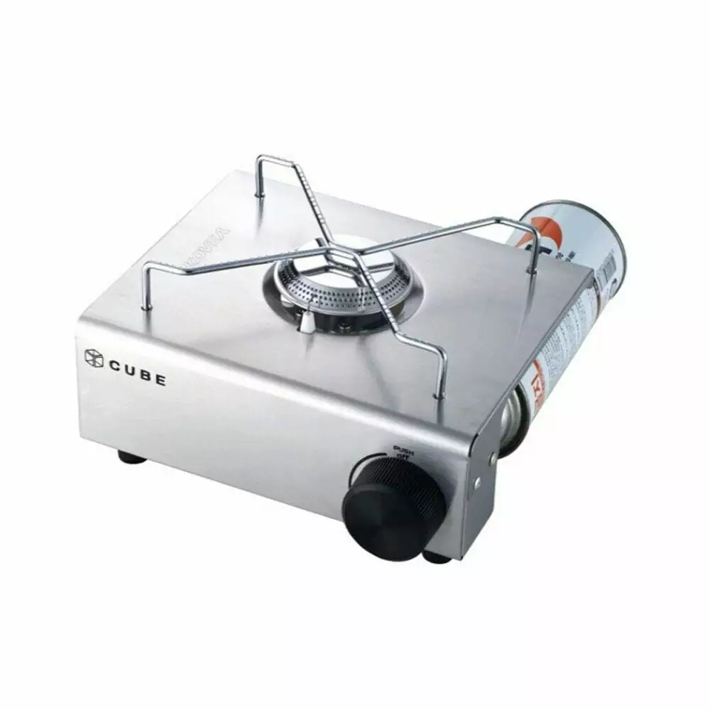 KOVEA KGR-1503 CUBE Stainless Mini Butane Gas Stove Indoor Outdoor Camping Cooking