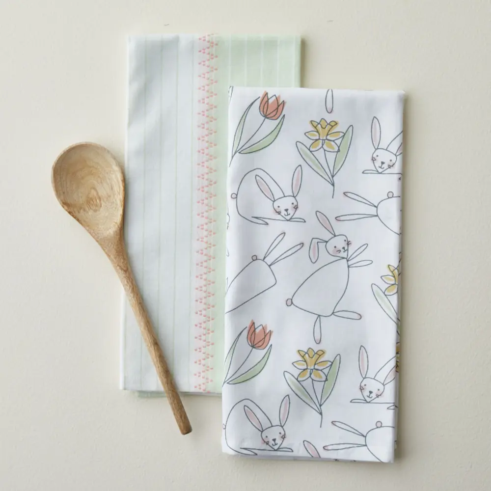Bouncing Bunny Dishtowel - Place 2
