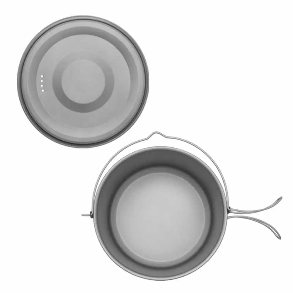 Nebublu 1.8L/3L Laoshe Pot Lid and Handle Durable Portable Kitchenware Picnic