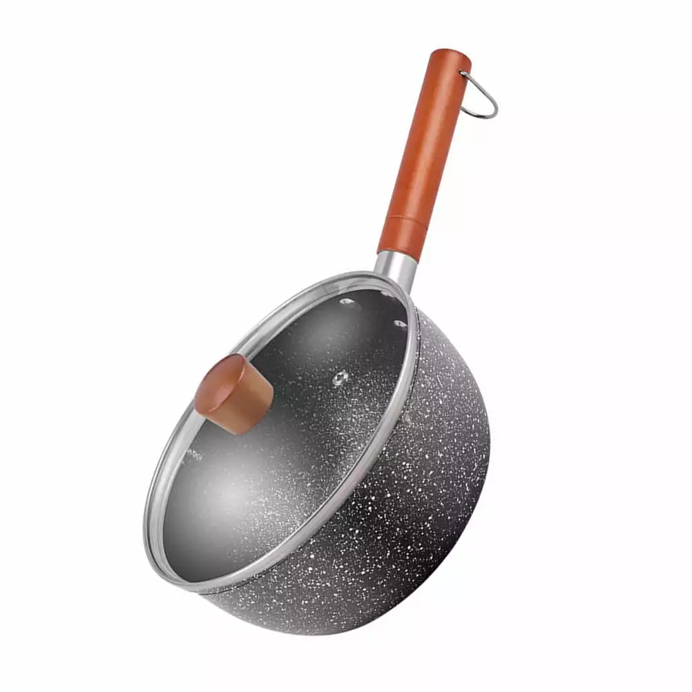 Small Stainless Steel Milk Pot Non Stick Frying Pan Baby Household Camping Cookware