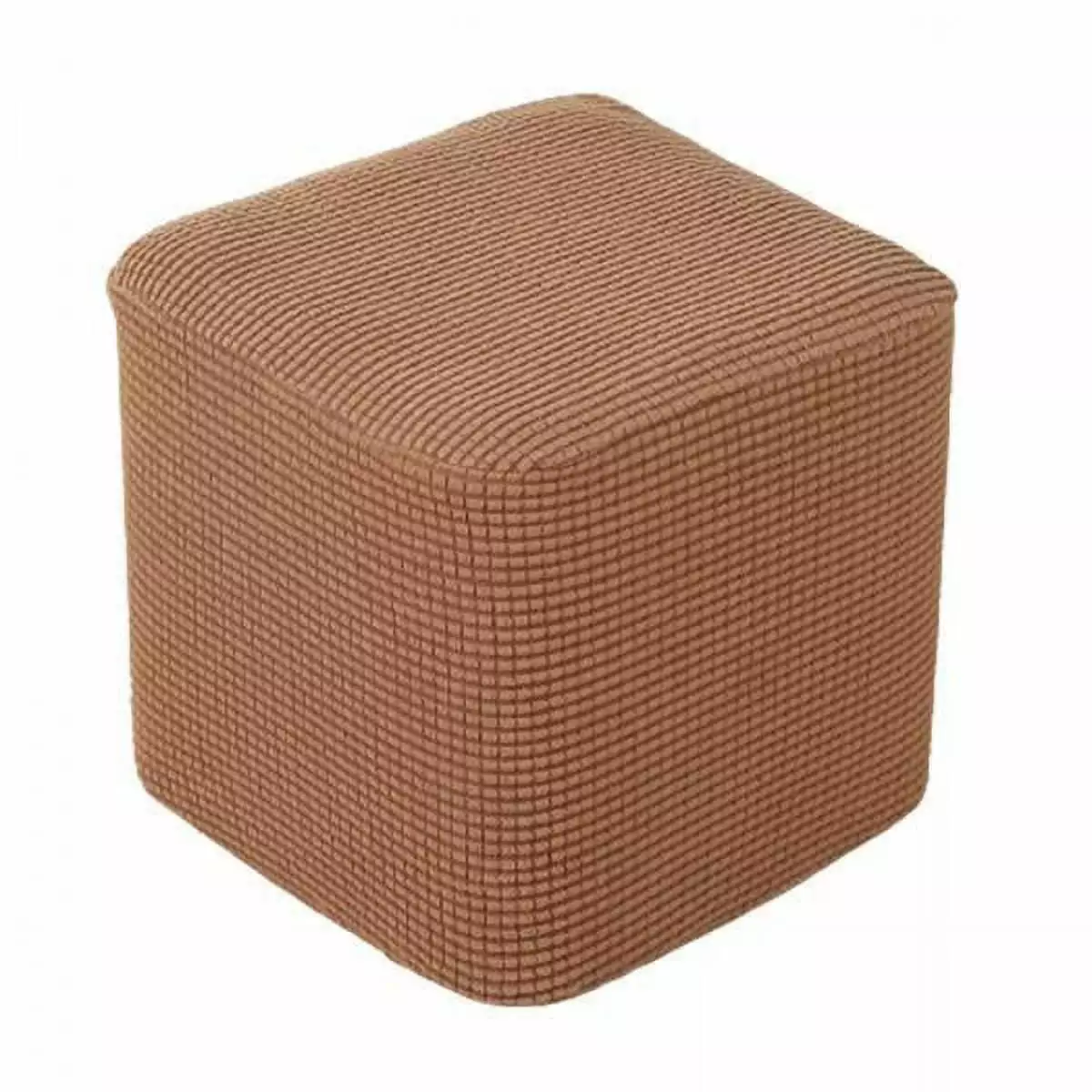 2x Rectangle Pouf Cover Footstool Cushion Covers Living Room Tongina