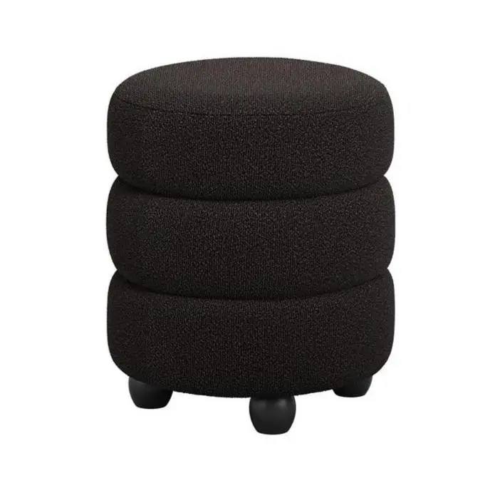 Emily Pouffe - Jet-black