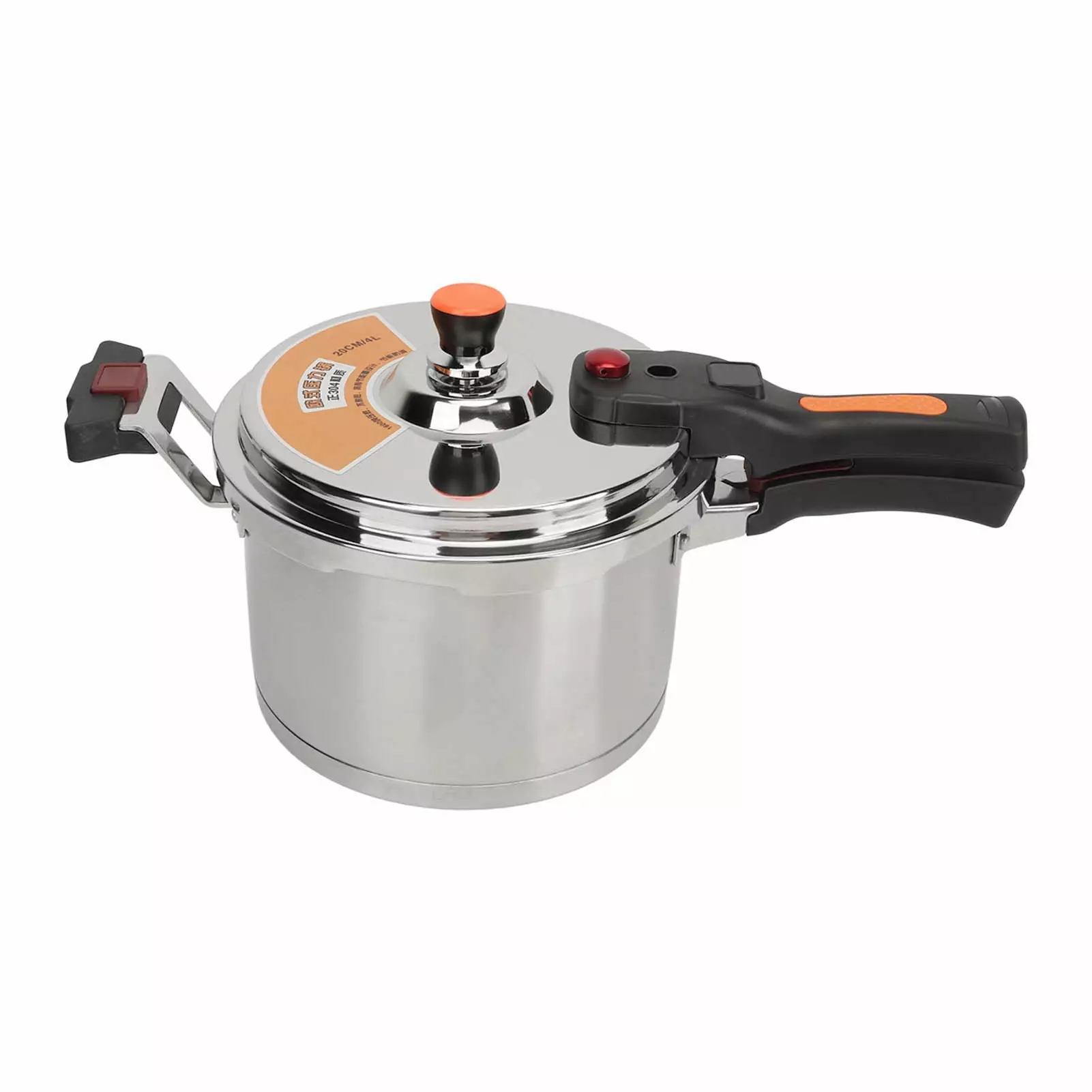 2024 Stainless Steel Pressure Cooker 4L 80kpa Fast Cooking Gas Electric Stove
