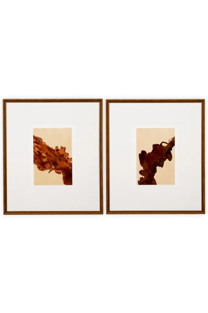 Fluid Abstract Art Print Set 2 Eichholtz Mirage and Reverie Wall Decor