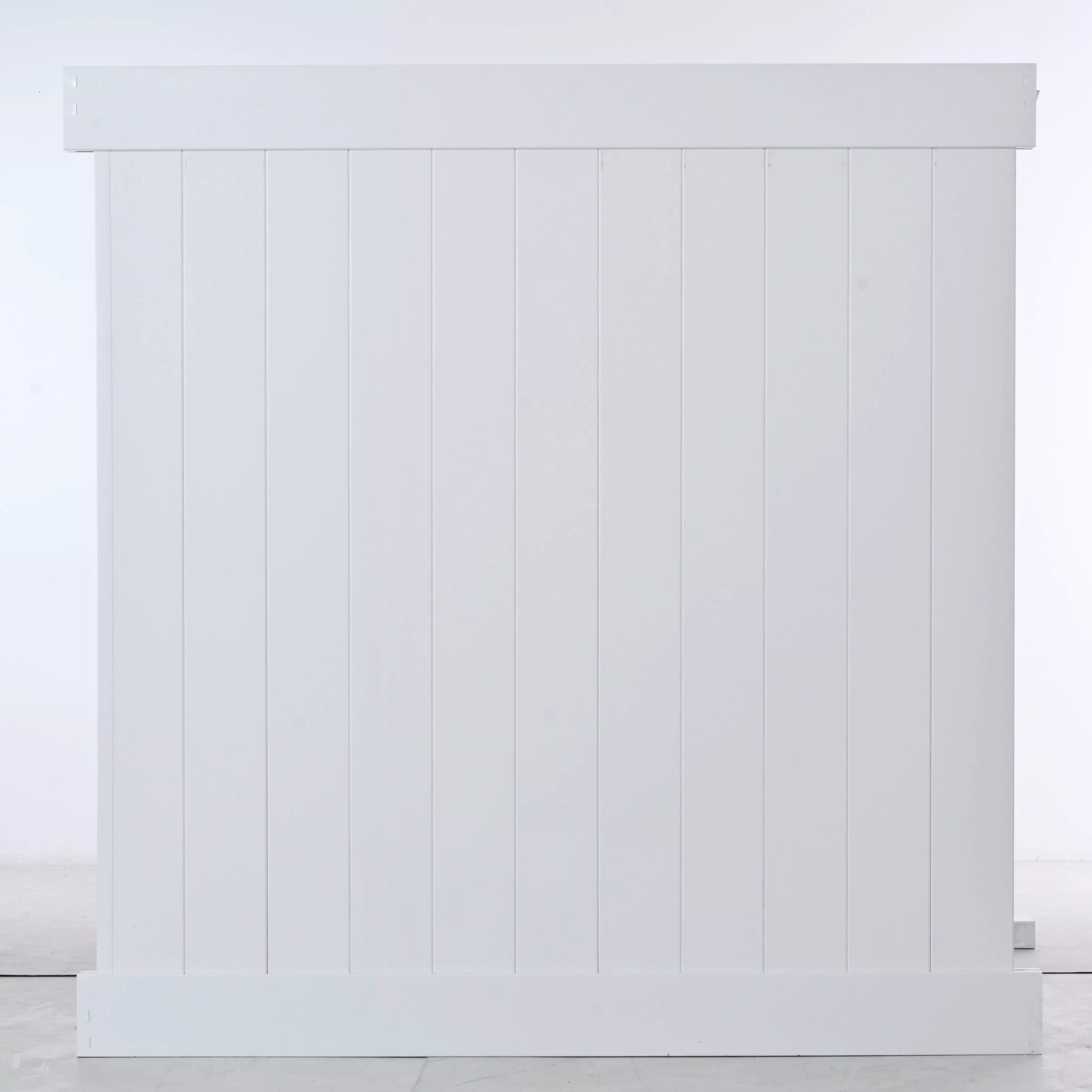 Privacy Fence Panels 6ft H x 6ft W White Vinyl Set 2 GUTALOR