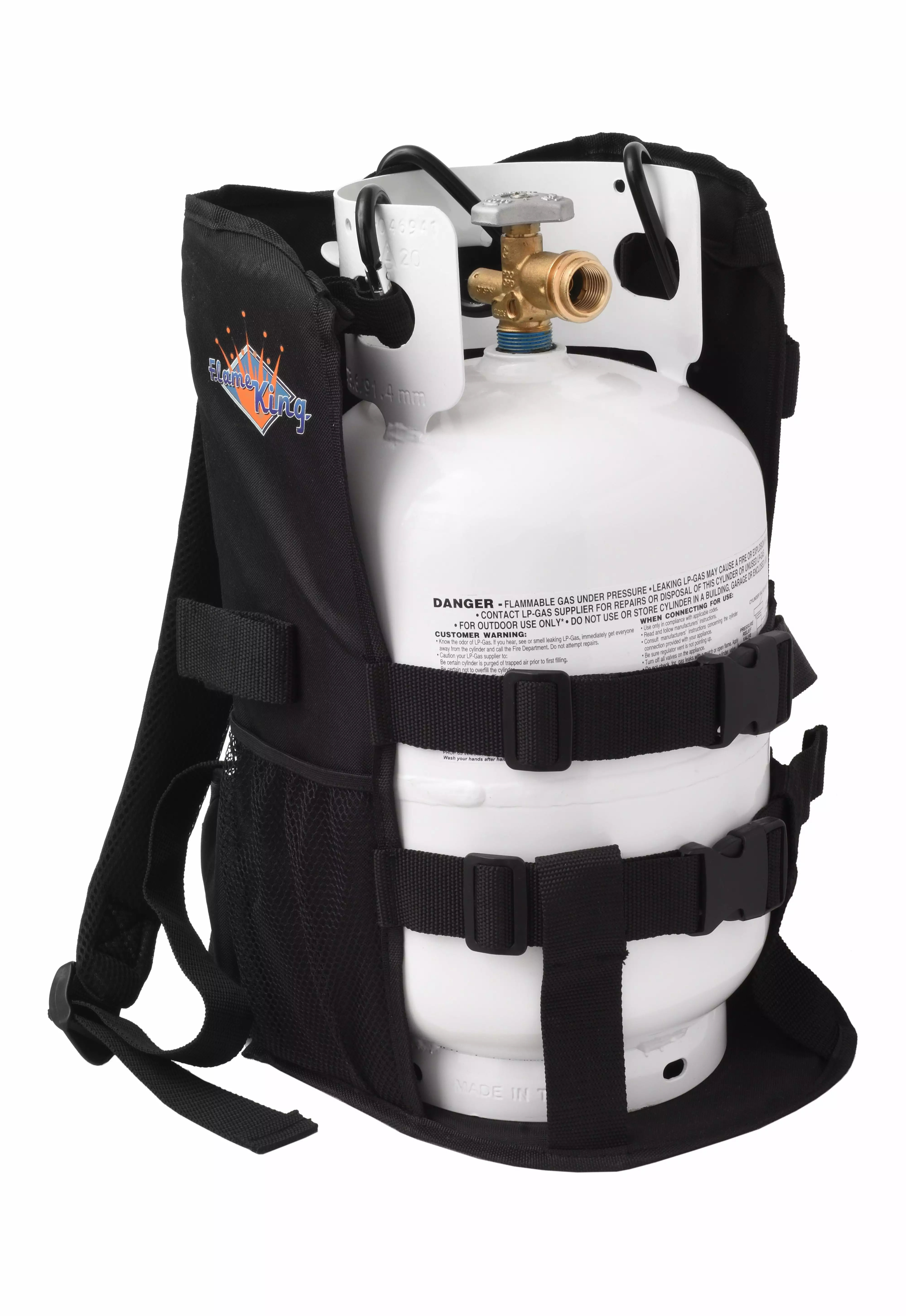 Flame King Propane Tank Backpack Carrier 5 and 10 lb LP Cylinders
