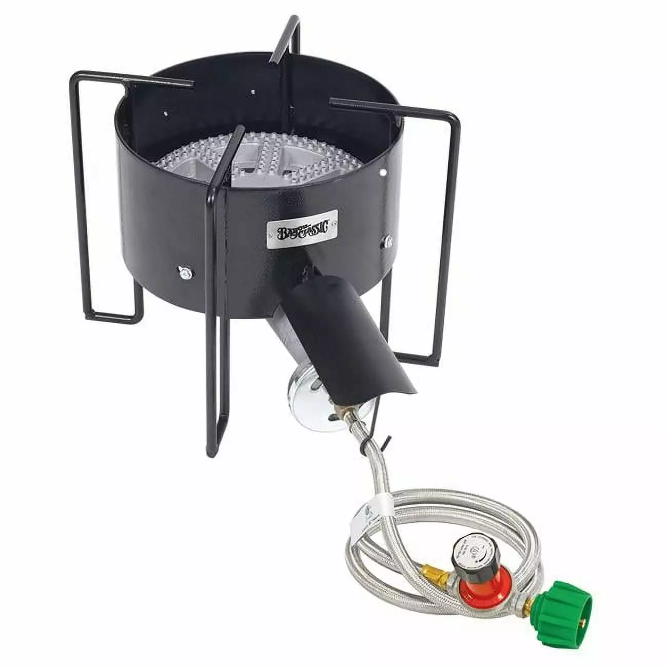 Bayou Classic 210000 BTU Banjo Propane Gas Single Burner Cast Iron Outdoor Cooker
