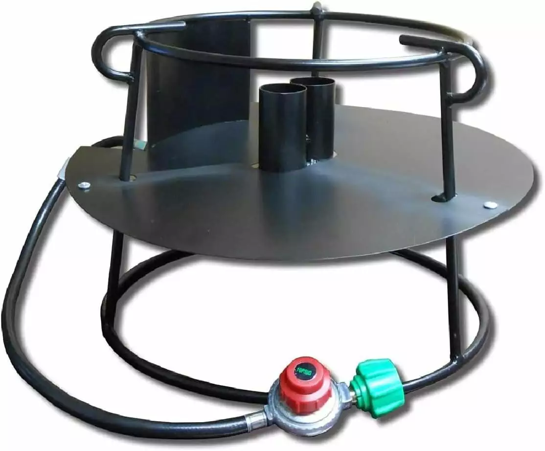 King Kooker 12 Inch Double Jet Outdoor Burner Cooker Package Multifunctional Stove