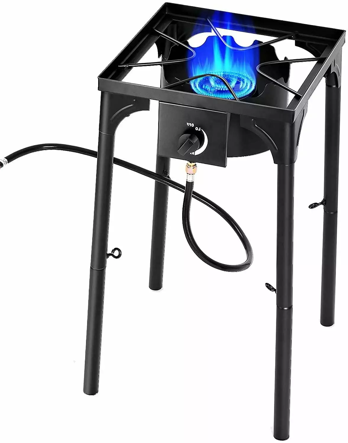 Moccha 100000 BTU Single Burner Outdoor Stove Propane Gas Cooker Detachable Legs