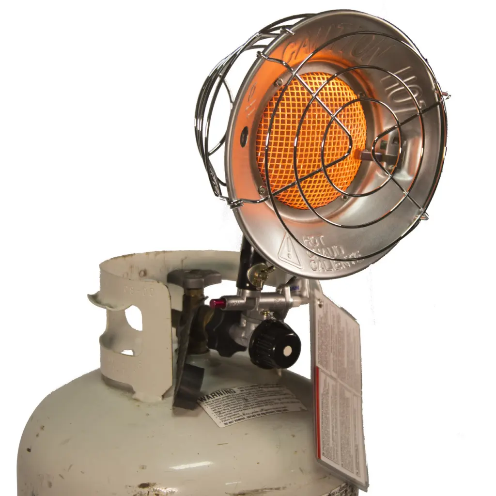 World Marketing Dura Heat TT-15CSA Propane Tank Top Heater Tip-over Shut-off World Marketing of America