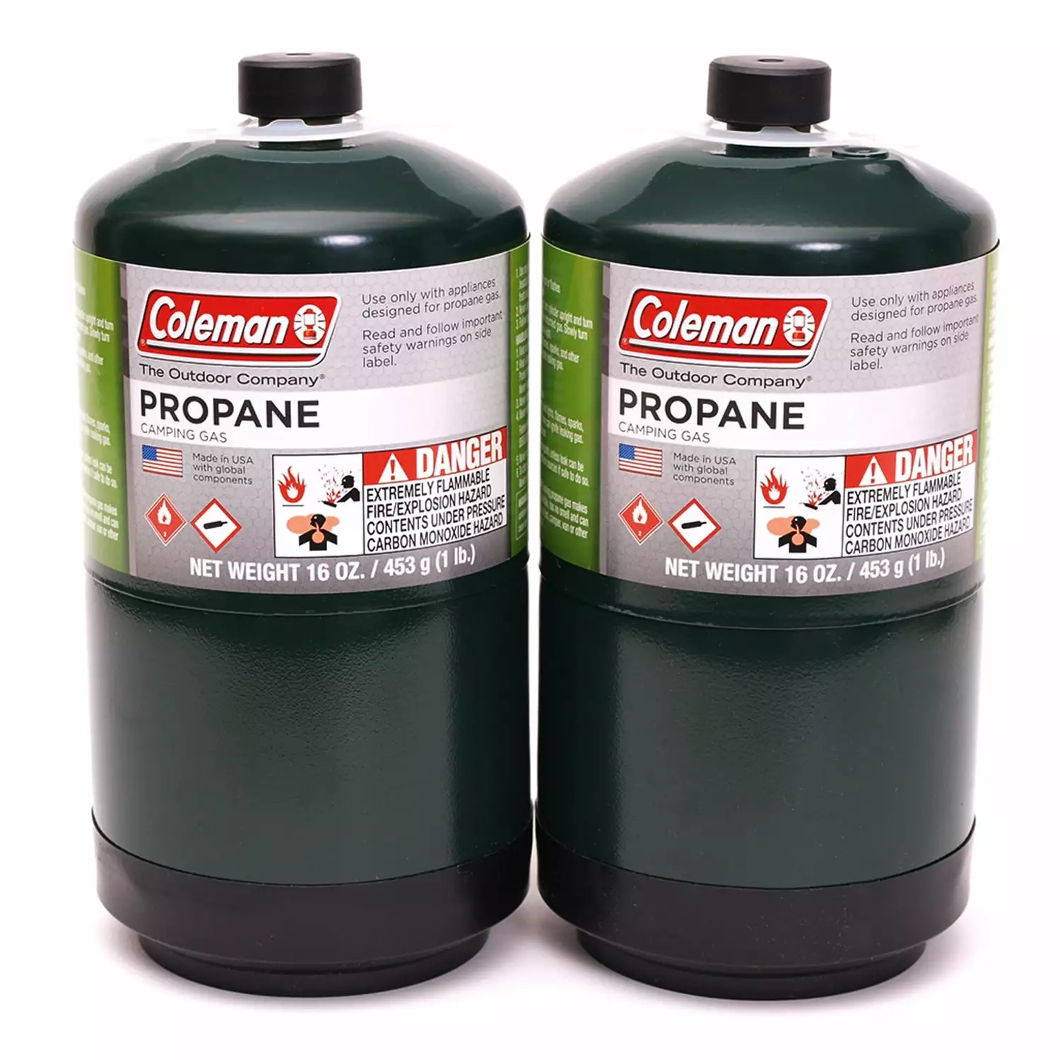 Coleman Propane Camping Gas Cylinder 2-Pack Portable Grills