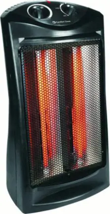 Quartz Radiant Heater 750/1500 Watts Portable Space Heater World u0026 Main
